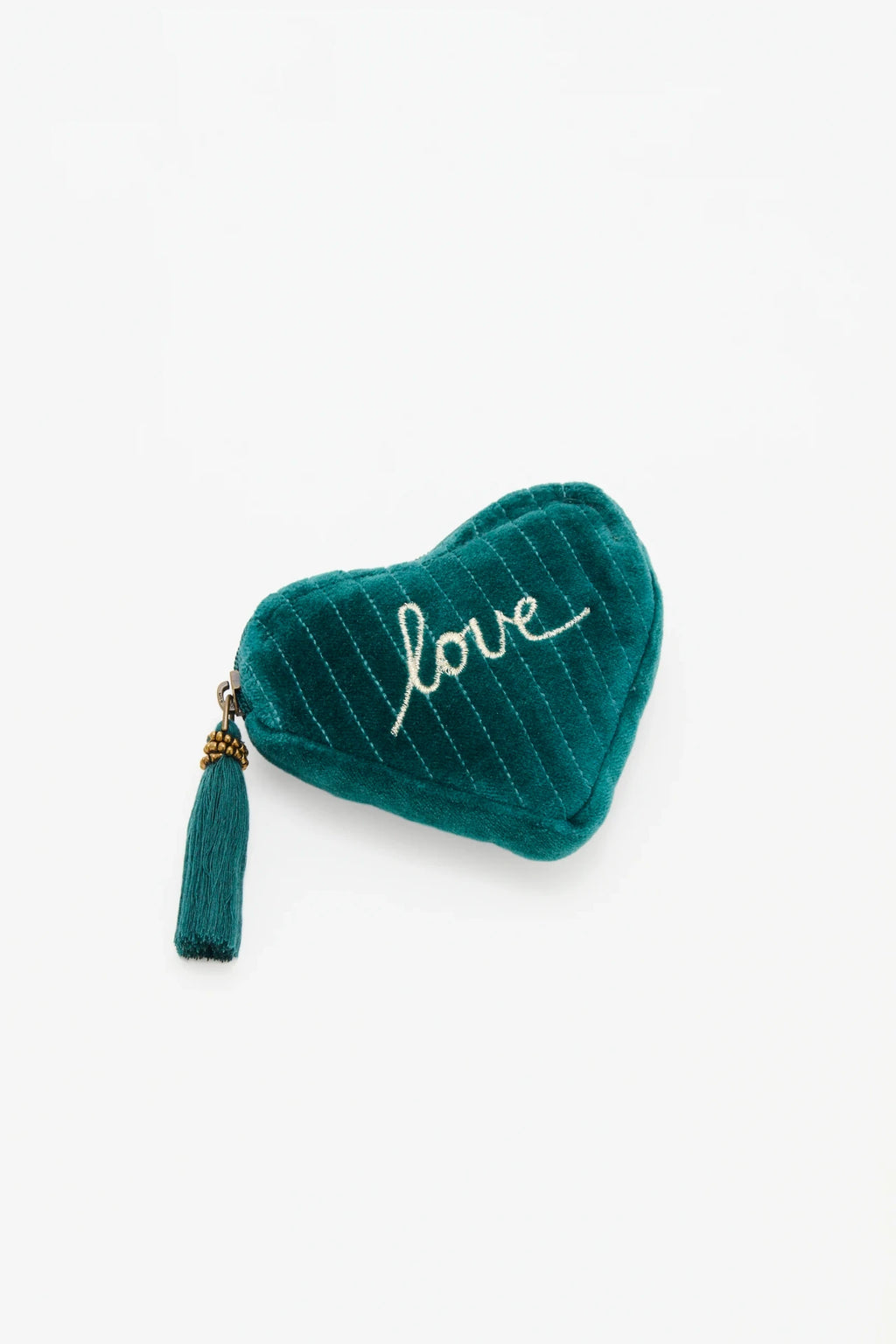 bolso heart velvet