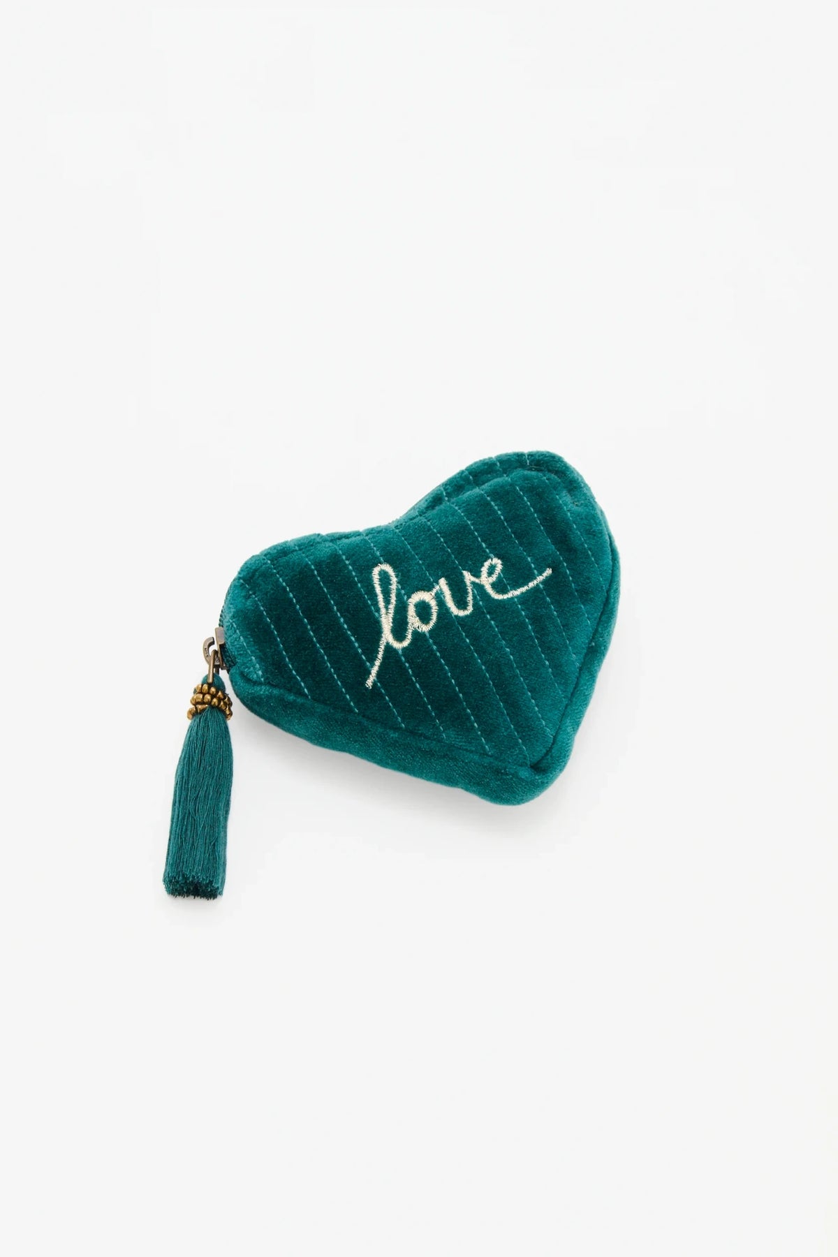 bolso heart velvet