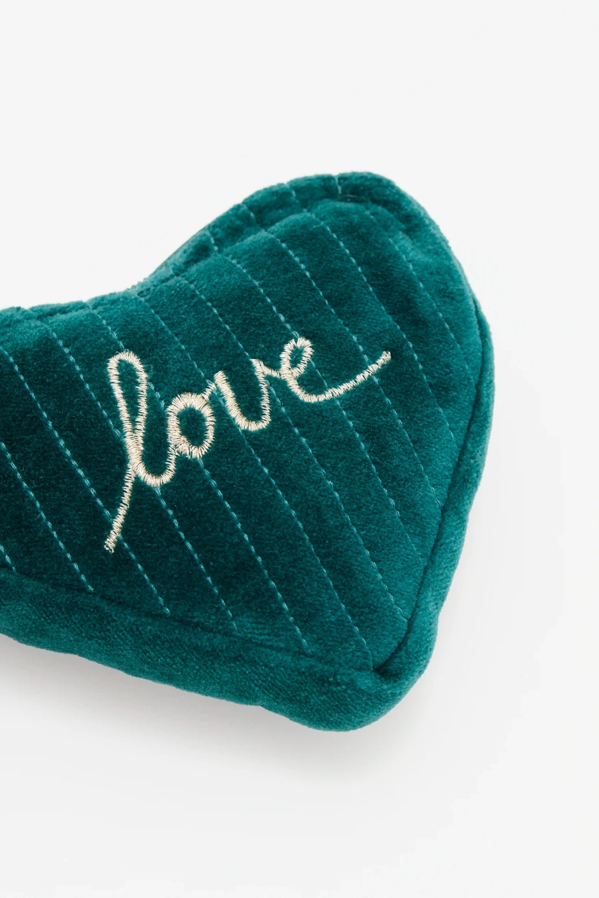 bolso heart velvet