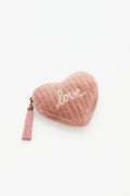 bolso heart velvet
