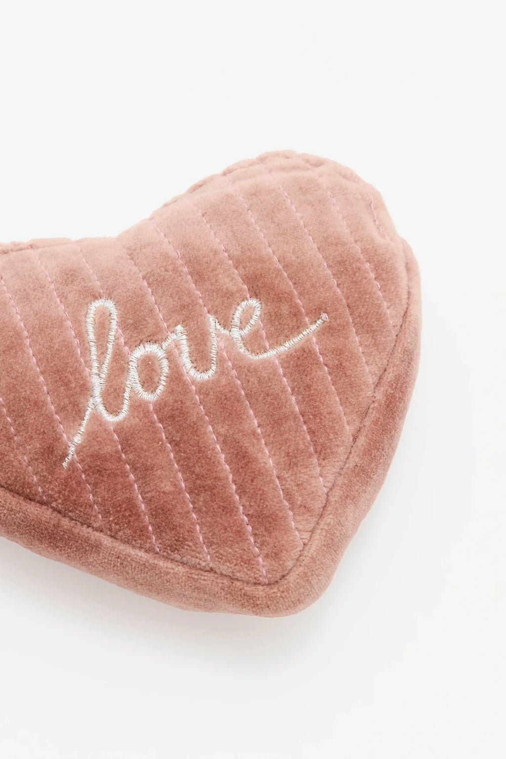 bolso heart velvet