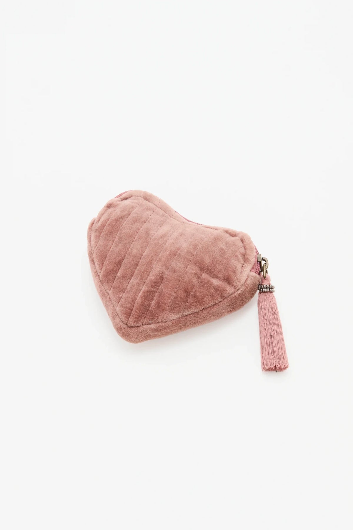 bolso heart velvet