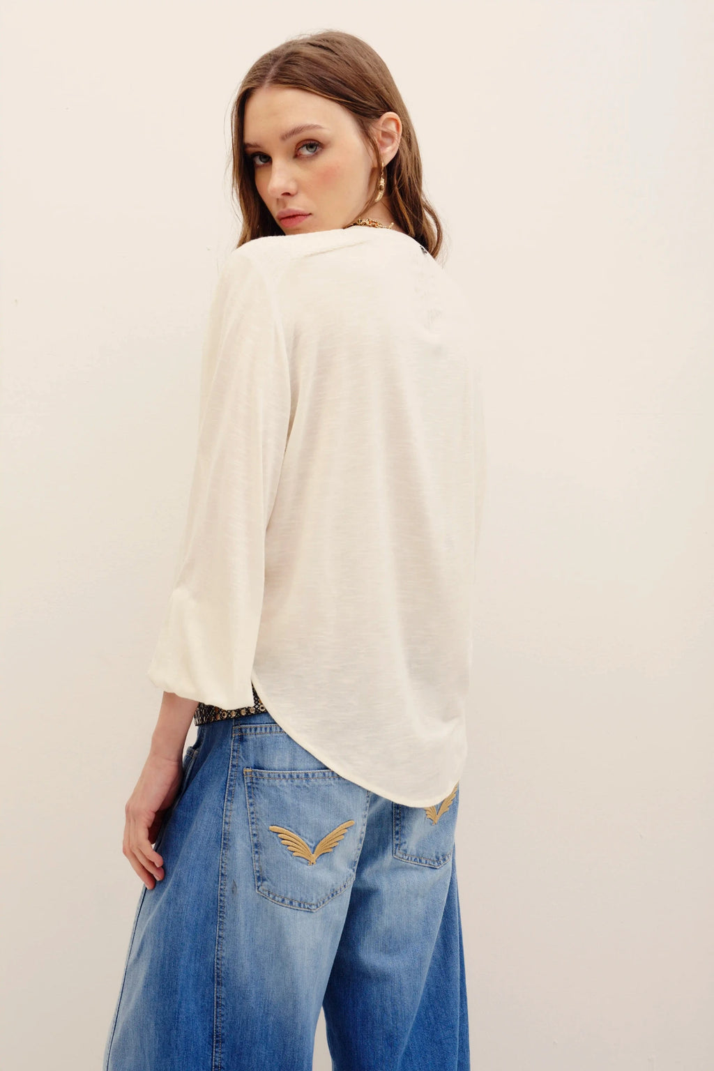 camisa amalita paisley