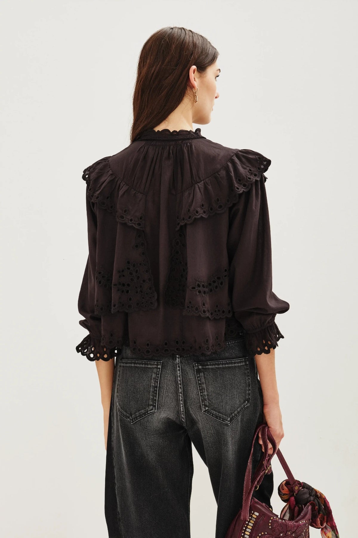 camisa belle lace