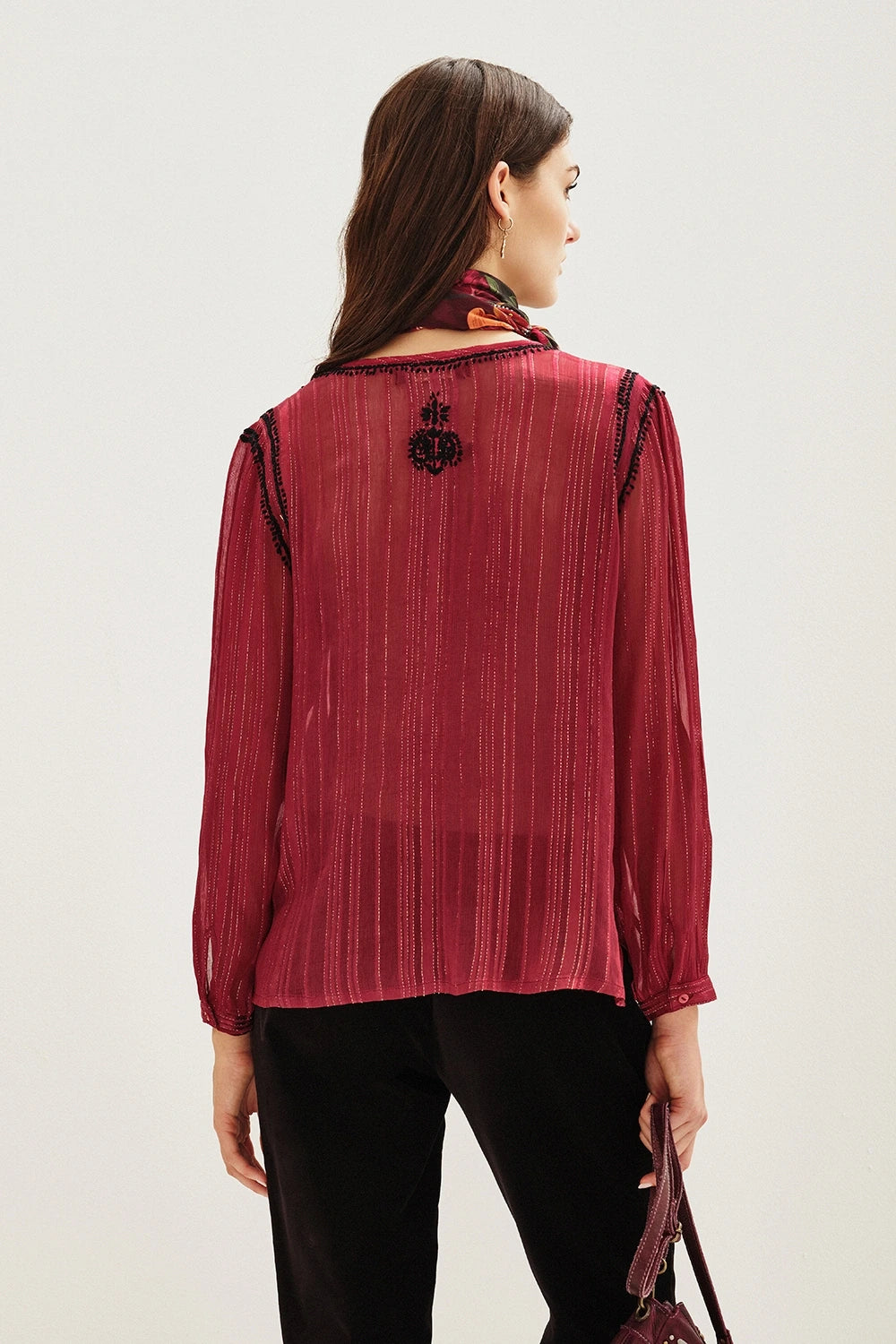 camisa gandha lurex