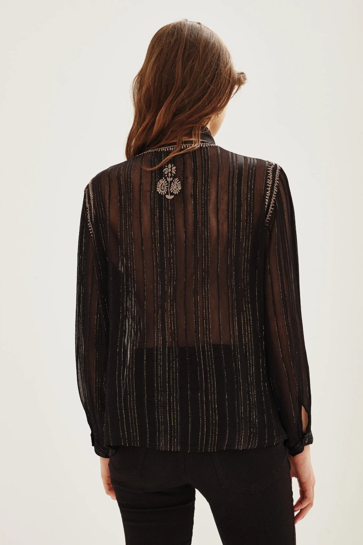 camisa gandha lurex