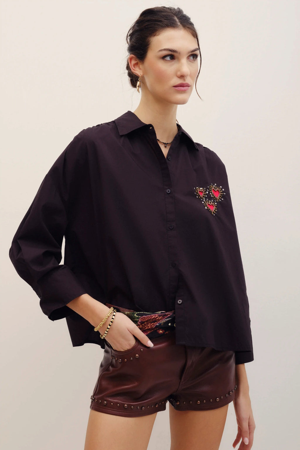 camisa paint heart