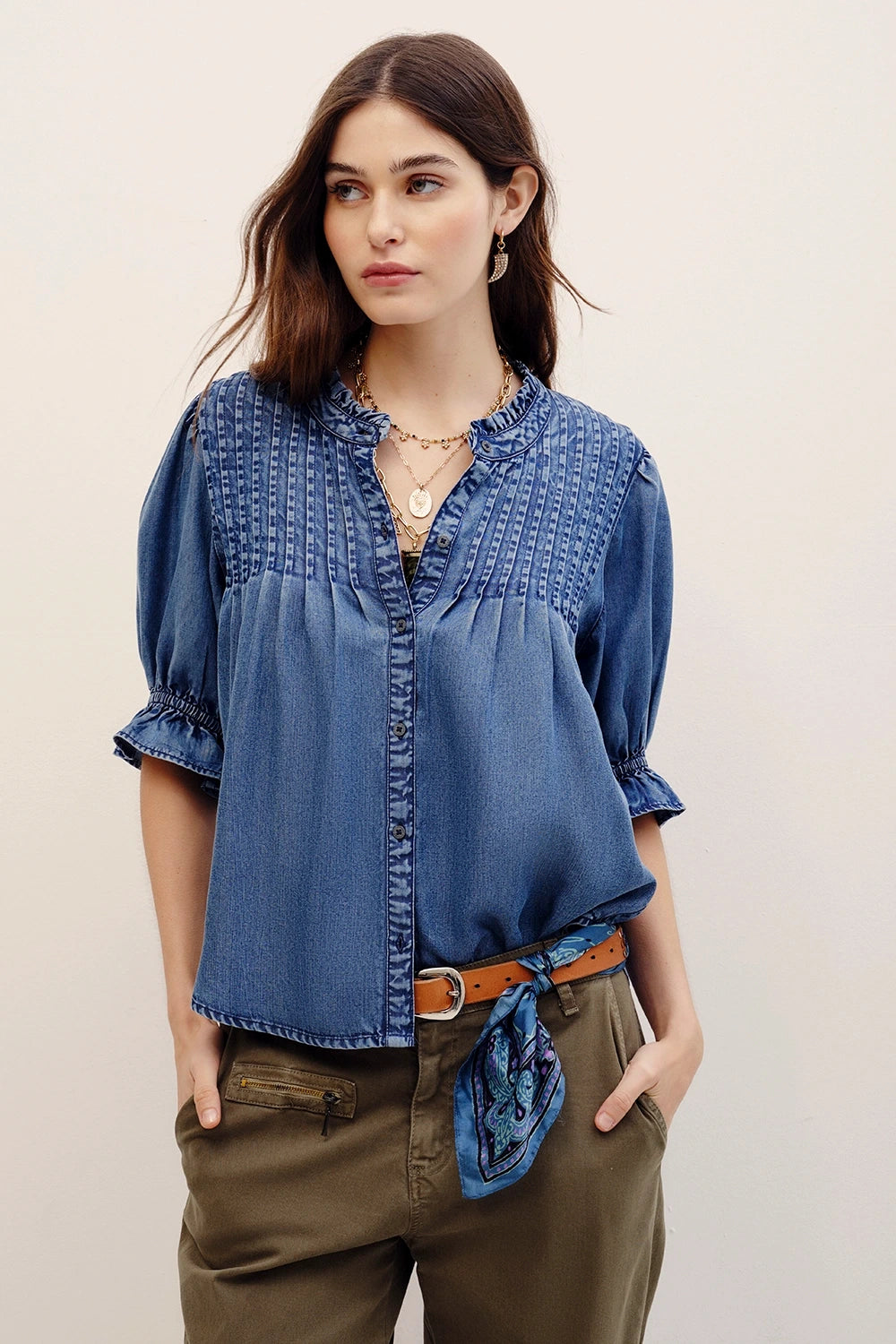 camisa pimpollo tencel