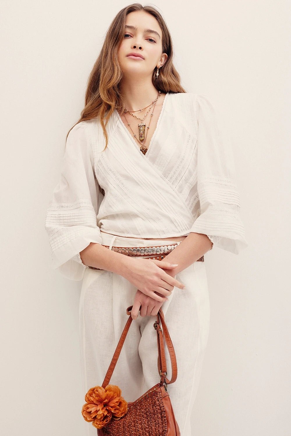 camisa wrap francine